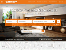 Tablet Screenshot of fabriciopimentaimoveis.com.br